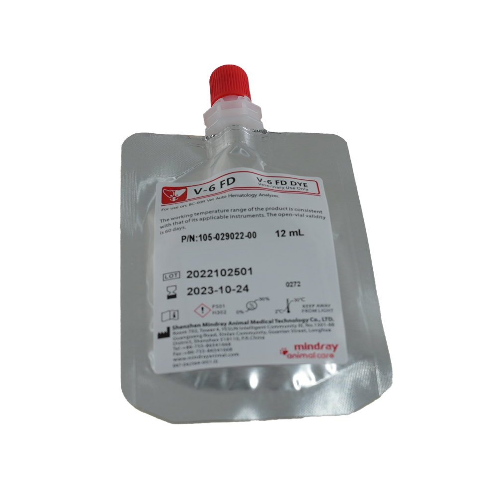 Комплект красителей Mindray V-6 Dye Pack для Mindray BC-60 R Vet